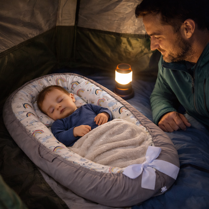 Berceau Bébé - NidPortableBébé™- Arc En Ciel | CoconSécurisé