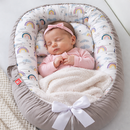 Berceau Bébé - NidPortableBébé™- Arc En Ciel | CoconSécurisé