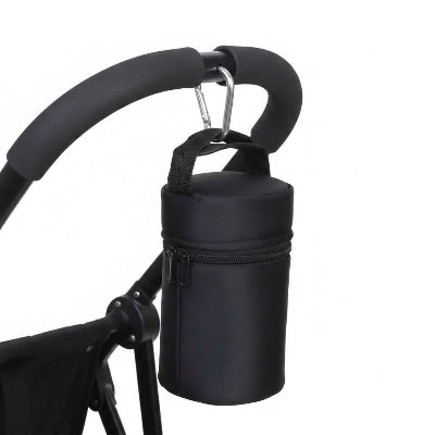 Porte biberon noir pratique pour les sorties 