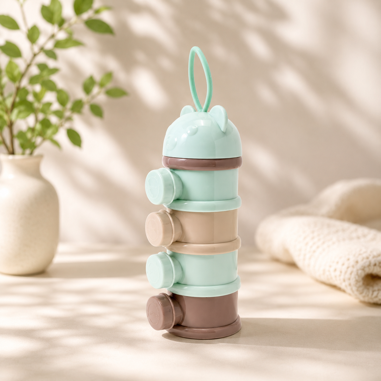 Boite doseuse lait | Ours Empilable