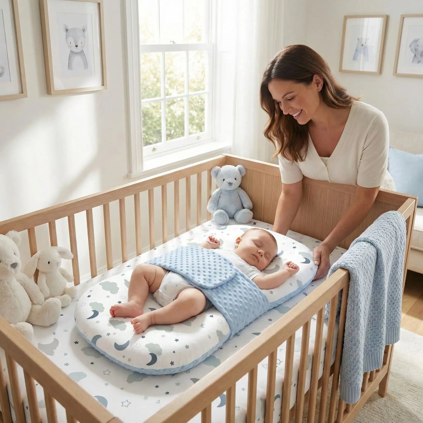 Reducteur de lit bebe dort tranquillemen