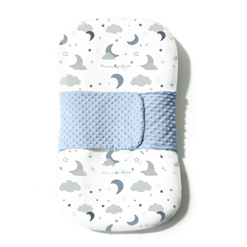 Reducteur de lit bebe lunes et etoiles