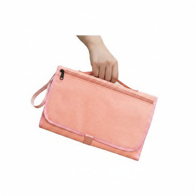 Tapis à langer nomade rose vue sur le produit 