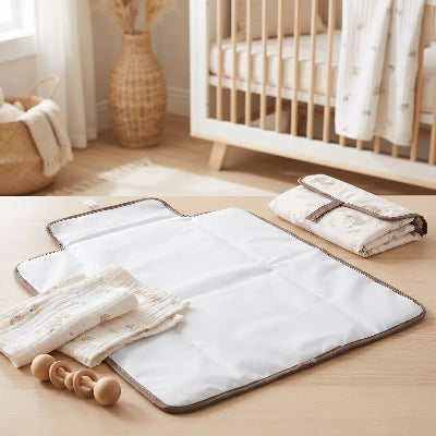 Tapis à langer nomade vue du produit ouvert 