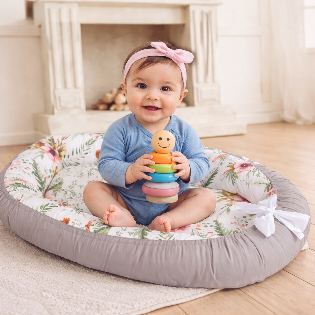Berceau Bébé | NidPortableBébé™- Fleurs