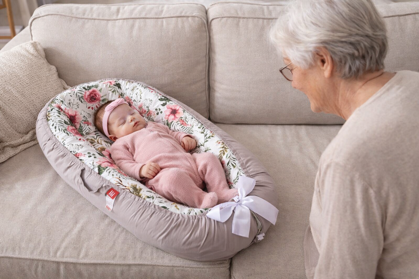 Berceau Bébé - NidPortableBébé™- Arc En Ciel | CoconSécurisé
