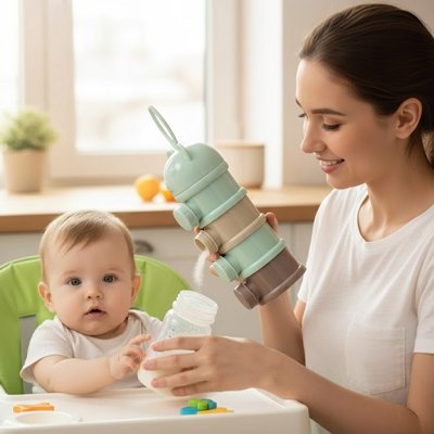 Boite doseuse lait Préparez les biberons de votre bébé en toute simplicité