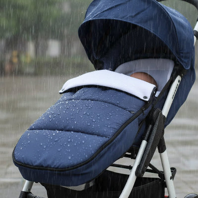 chancelière poussette imperméable verte protection pluie vent bébé hiver
