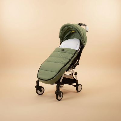 chancelière poussette verte universelle imperméable doublure chaude accessoire sortie bébé