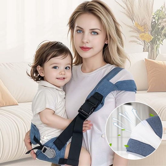 Echarpe de portage accueillant ergonomique et practique