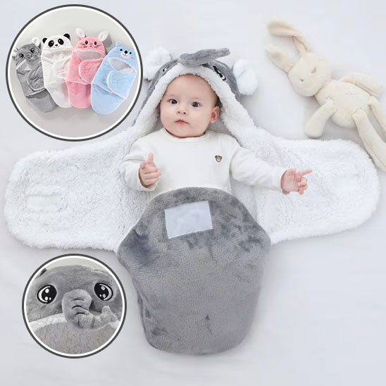 Nid d'ange gris pratique, convient aux nouveau-nés, tissu doux lavable