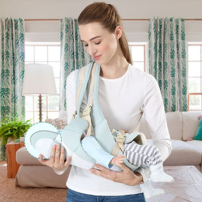 Porte bebe avec support lombaire renforcé et ceinture ventrale large pour confort longue durée