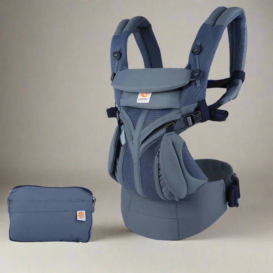 Porte Bébé - BreathBabyBag™ - Bleu Marine - Ma boutique