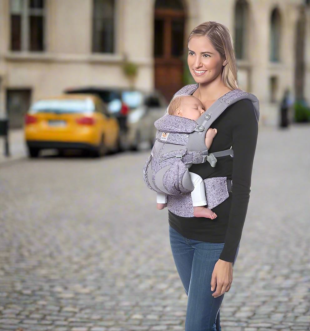 Porte Bébé - BreathBabyBag™ - Mauve Lavande - Ma boutique