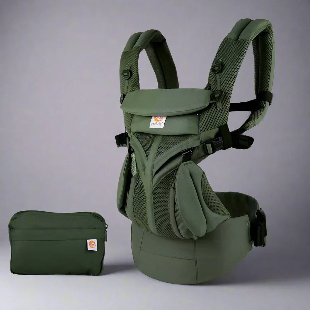 Porte Bébé - BreathBabyBag™ - Vert Olive - Ma boutique