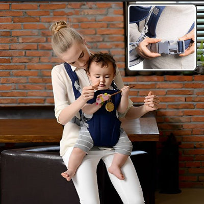 Porte bébé confortable en tissu respirant avec régulation thermique intégrée