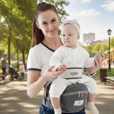 Porte bebe ergonomique confortable et ventilé au quotidien
