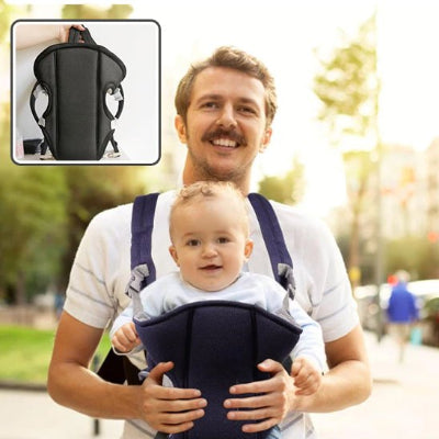 Porte bébé ergonomique croisé dorsal pour répartition équilibrée du poids