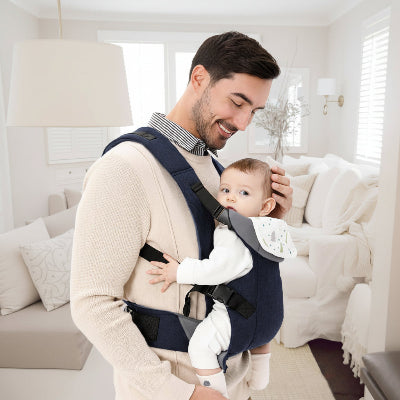 Porte bébé multifonction avec bavette amovible et sangles adaptables