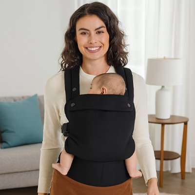 Porte-bébé-physiologique-noir-ergonomique-confortable