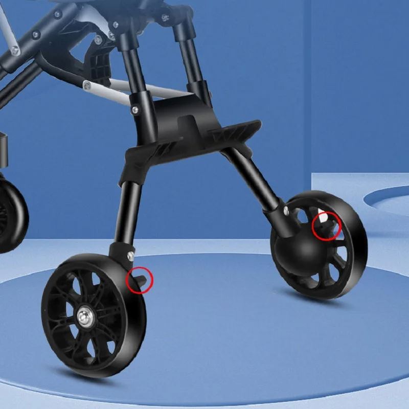 poussette-travelLite-regulier-systeme de frenage simple et securise