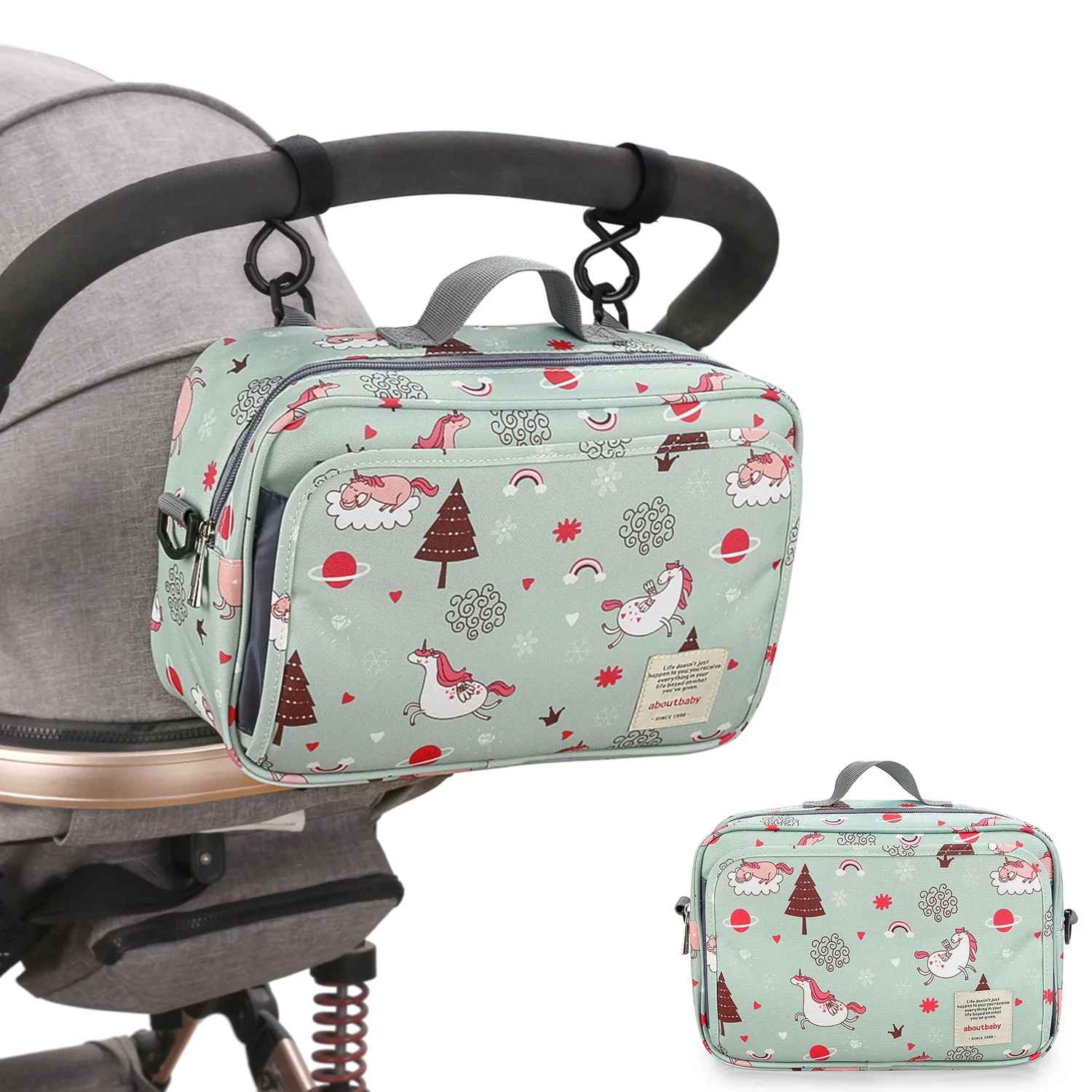 pratique leger sac voyage babybag licorne