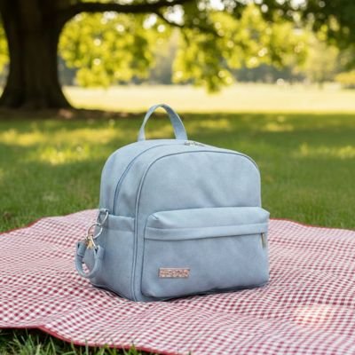 Sac à dos à langer ergonomique avec poignée de transport et accès rapide, parfait pour promenades et voyages avec enfant