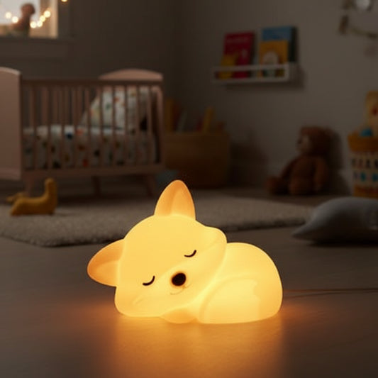 Veilleuse renard sans danger pour bébé